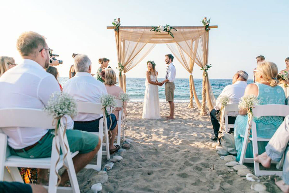 Организация свадьбы на пляже