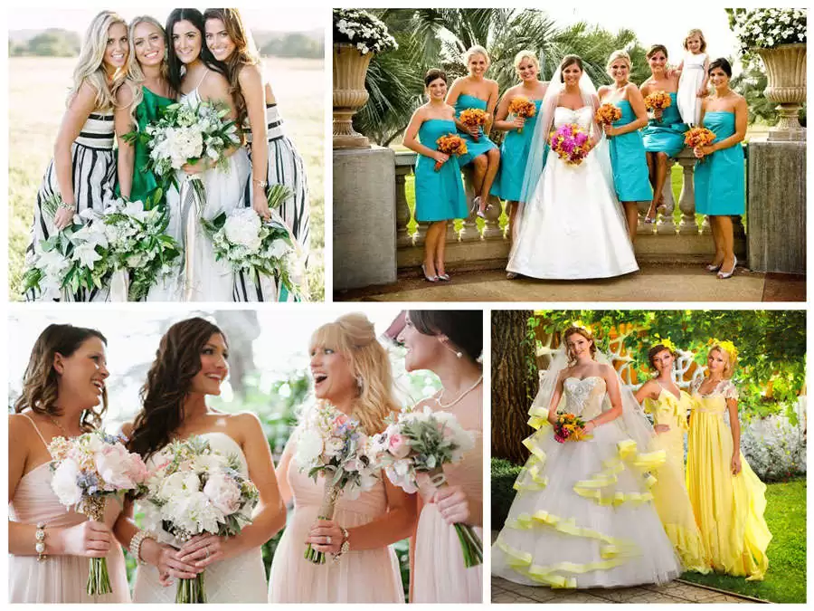 Платья подружек невесты: лучшие фасоны нарядов на свадьбу